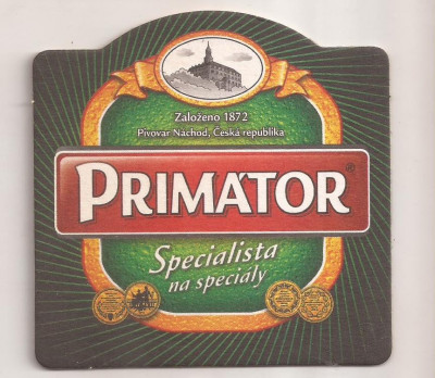 L3 - suport pentru bere din carton / coaster - Primator foto