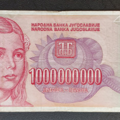 Iugoslavia - 1 000 000 000 Dinari / dinara (1993)