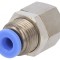 Racord Push-In Simplu BLUELINE 15bar