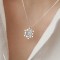 Colier Cu Lantisor Din Argint -- Lovely Snowflake--ARG04A