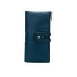 Cumpara ieftin Portofel dama Delis, Bathilda PT1218, piele naturala, Albastru