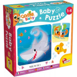 Puzzle - Animalute din mare, 1- 4 ani, LISCIANI