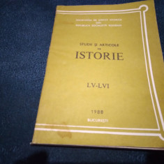 STUDII SI ARTICOLE DE ISTORIE LV - LVI 1988