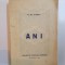 ANI. ANUAR DE CULTURA ARMEANA de H. DJ. SIRUNI 1941