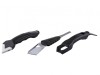 Set 3 Unelte Aplicare/Eliminare Silicon Universal, Cauciuc, Alb/Negru - Ideal Vopsit