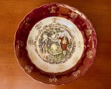 BOL DECORATIV DIN PORTELAN - SCENA GALANTA D18CM