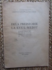 I. Andriesescu - De la preistorie la evul-mediu (1924) foto