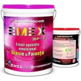 Pachet Email Epoxidic Placi Ceramice &ldquo;Emex QSF-3E&rdquo; - Alb - Bid. 10 Kg + Intaritor 10 Kg