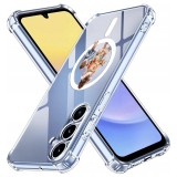 Husa antisoc pentru samsung galaxy a15 - airbag magsafe, col&Egrave;uri ranforsate - mama si fica
