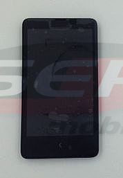 LCD+Touchscreen cu Rama Nokia X / X+ / A110 BLACK foto