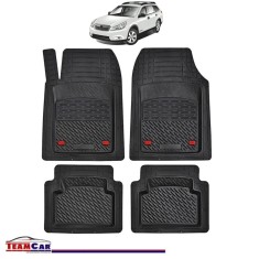 Covorase Auto TeamCar&reg; Tip Tavita Compatibile Subaru Outback IV (2009&ndash;2014) Negru Material Rezistent