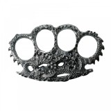 Cumpara ieftin Rozeta Box Pumnal Autoaparare Dragon Skin Argintiu Otel 12cm Ideallstore