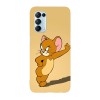 Husa compatibila cu Oppo A55, Viceversa, model Jerry posture, Silicon, TPU, Transparent, Carcasa