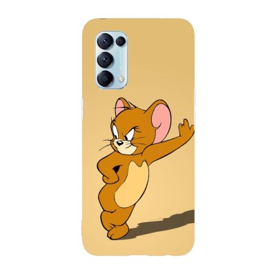Husa compatibila cu Oppo A55, Viceversa, model Jerry posture, Silicon, TPU foto