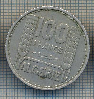 AX 449 MONEDA -ALGERIA COLONIE FRANCEZA-100 FRANCS-ANUL 1950-STAREA CARE SE VEDE