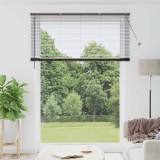 vidaXL Jaluzea pentru Fereastră cu perdele Altele Manual Negru 160 x 220 cm Aluminiu