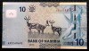 Namibia 10 $ Dollars 2015 UNC necirculata **