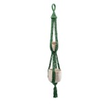 Cumpara ieftin Suport cu 2 ghivece bumbac verde 15 x 110 cm