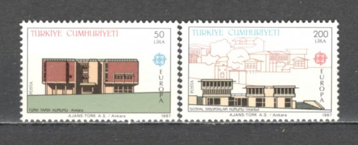 Turcia.1987 EUROPA-Arhitectura moderna ST.134