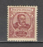 Polonia.1930 Regele Ian III Sobieski MP.13, Nestampilat