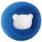 Minge de scame pentru mașina de spălat, plastic, albastru/alb, 6 cm