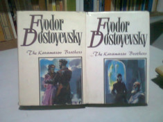 THE KARAMAZOV BROTHERS - F.M. DOSTOIEVSKI 2 VOLUME IN LIMBA ENGLEZA foto