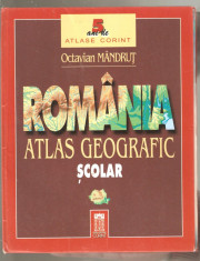 Romania - Atlas geografic scolar foto