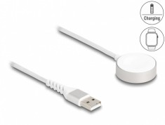 Cablu de incarcare USB magnetic pentru Apple Watch MFi 1m, Delock 83006