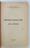 CAUZELE VICTORIEI LUI CONSTANTIN CEL MARE IN LUPTA CU MAXENTIU de PR. SPIRU I. APOSTOL, 1934 * DEDICATIE