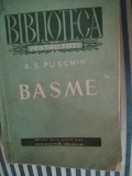 A.S. Puschin Basme, editie bogat ilustrata de A. Demian, trad. Adrian Maniu