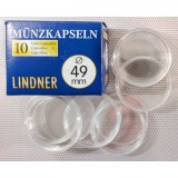 CAPSULE LINDNER 10 BUC / CUTIE. INTERIOR 49 MM