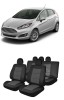 Set huse scaune auto compatibile Ford Fiesta 2009-2017 (Bancheta fractionta )