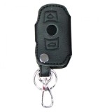 Husa cheie din piele pentru BMW Seria 1 E81, Seria 3 E90, Seroa 5 E60 F10, X1 X3 X5 X6 , cusatura neagra , pentru cheie cu 3 butoane