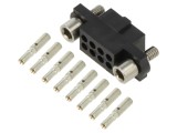 Conector mamă 8 pini Datamate J-Tek, 3A - HARWIN