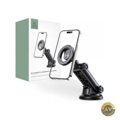 Suport Auto Magnetic MagSafe Tech-Protect N53 DashBoard Negru foto