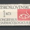 Cehoslovacia.1963 Congres de farmacologie Praga XC.349