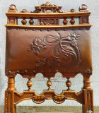 Set 4 scaune piele 1900