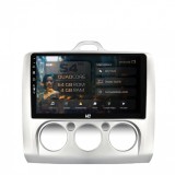 Navigatie Ford Focus MK2 (2004-2011) Clima Manuala 4GB RAM Android 13 Quadcore DSP GPS Wi-FI Carplay Android Auto USB Bluetooth Waze Touchscreen 9 inc