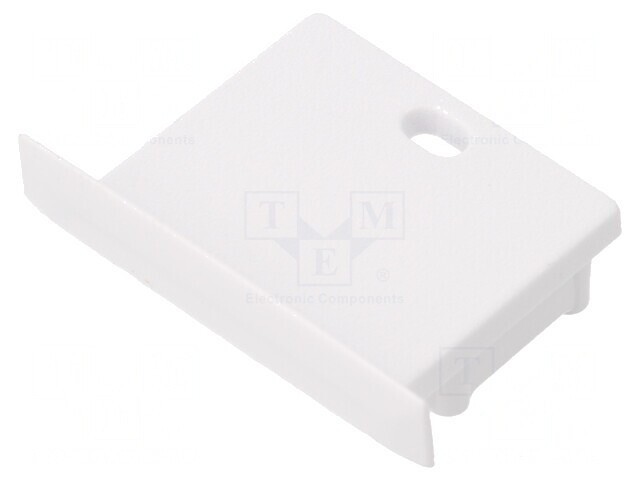 Obturator LED Profil Alb 20 Buc cu Orificiu