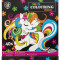 Carte de colorat cu carioci neon - Unicorn PlayLearn Toys