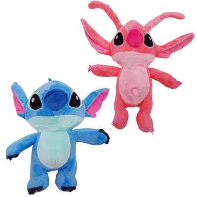 Set doua jucarii de plus IdeallStore&amp;reg;, Stitch si Angel, 24 cm, multicolor foto