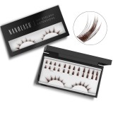 Gene false maro &icirc;n cluster pentru aplicare DIY acasă Nanolash FLIRTY 36 buc