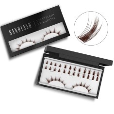 Gene false maro &icirc;n cluster pentru aplicare DIY acasă Nanolash FLIRTY 36 buc