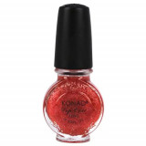 Top Coat Glitter Pink - lac Top Coat roz-deschis cu sclipici, 11ml