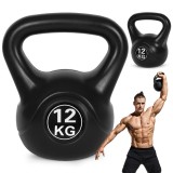 Kettlebell 12 kg negru
