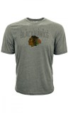 Chicago Blackhawks tricou de bărbați grey Shadow City Tee - S