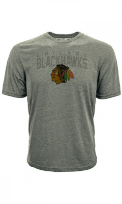 Chicago Blackhawks tricou de bărbați grey Shadow City Tee - S foto