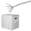 Cablu UTP DE EXTERIOR double jacket, cat 6, cupru, 305m, 4x2x23 AWG - eRaya NET6PDG-305