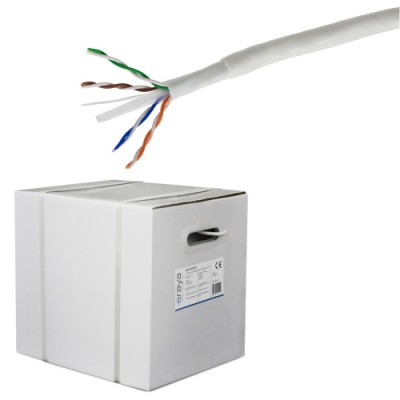 Cablu UTP DE EXTERIOR double jacket, cat 6, cupru, 305m, 4x2x23 AWG - eRaya NET6PDG-305 foto