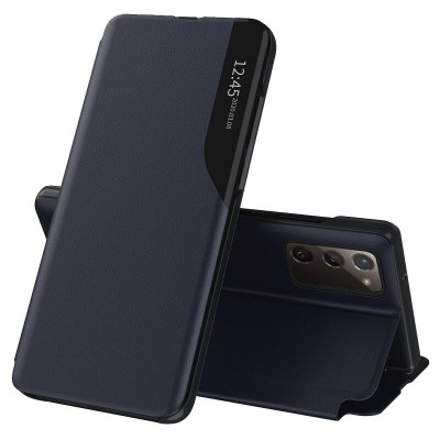 Husa pentru Samsung Galaxy S20 FE 4G / S20 FE 5G, Techsuit eFold Series, Dark Blue foto